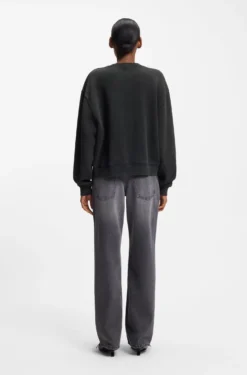 Sweatshirt aus Baumwoll-Terry mit Herz-Logo