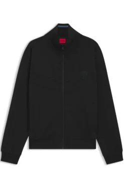 Sweatshirt aus einem Baumwoll-Mix mit Drop-Needle-Streifen