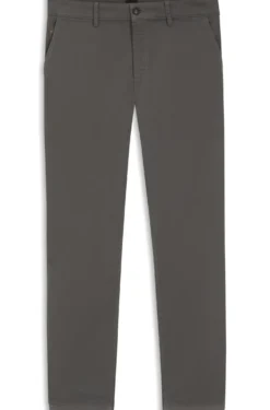Tapered-Fit Hose aus Baumwoll-Satin mit Elasthan-Anteil