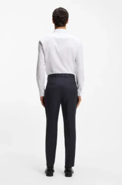 Tapered-Fit Hose aus Schurwoll-Serge