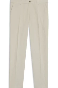 Tapered-Fit Hose aus Stretch-Baumwolle mit Seersucker-Struktur