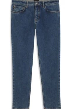 Tapered-Fit Jeans aus bequemem Stretch-Denim