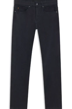 Tapered-Fit Jeans aus komfortablem Stretch-Denim in reinem Blau