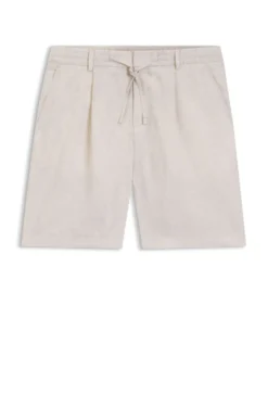 Tapered-Fit Shorts aus Leinen