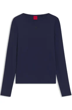 Top aus Stretch-Jersey mit Stack-Logo-Print