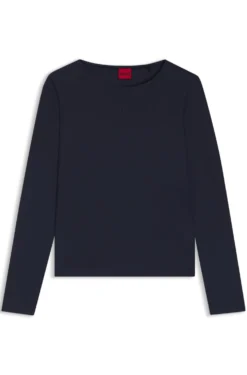 Top aus Stretch-Jersey mit Stack-Logo-Print