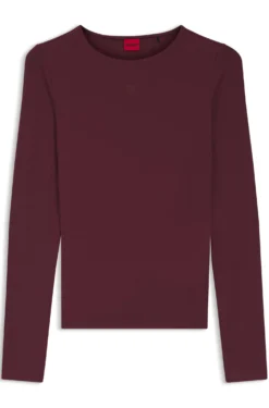 Top aus Stretch-Jersey mit Stack-Logo-Print