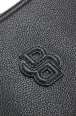 Tote Bag aus genarbtem Kunstleder mit Double-B-Monogramm