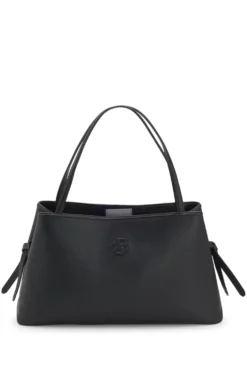 Tote Bag aus genarbtem Kunstleder mit Double-B-Monogramm