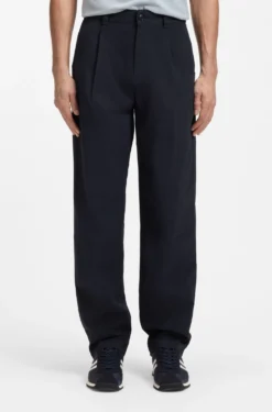 Traveller Hose aus elastischer Baumwoll-Popeline