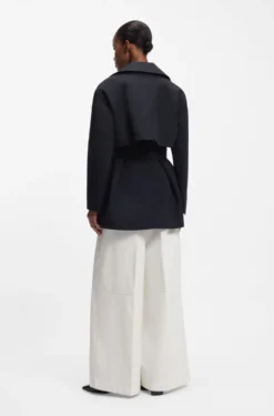 Trenchcoat aus Baumwolle mit Gürtel