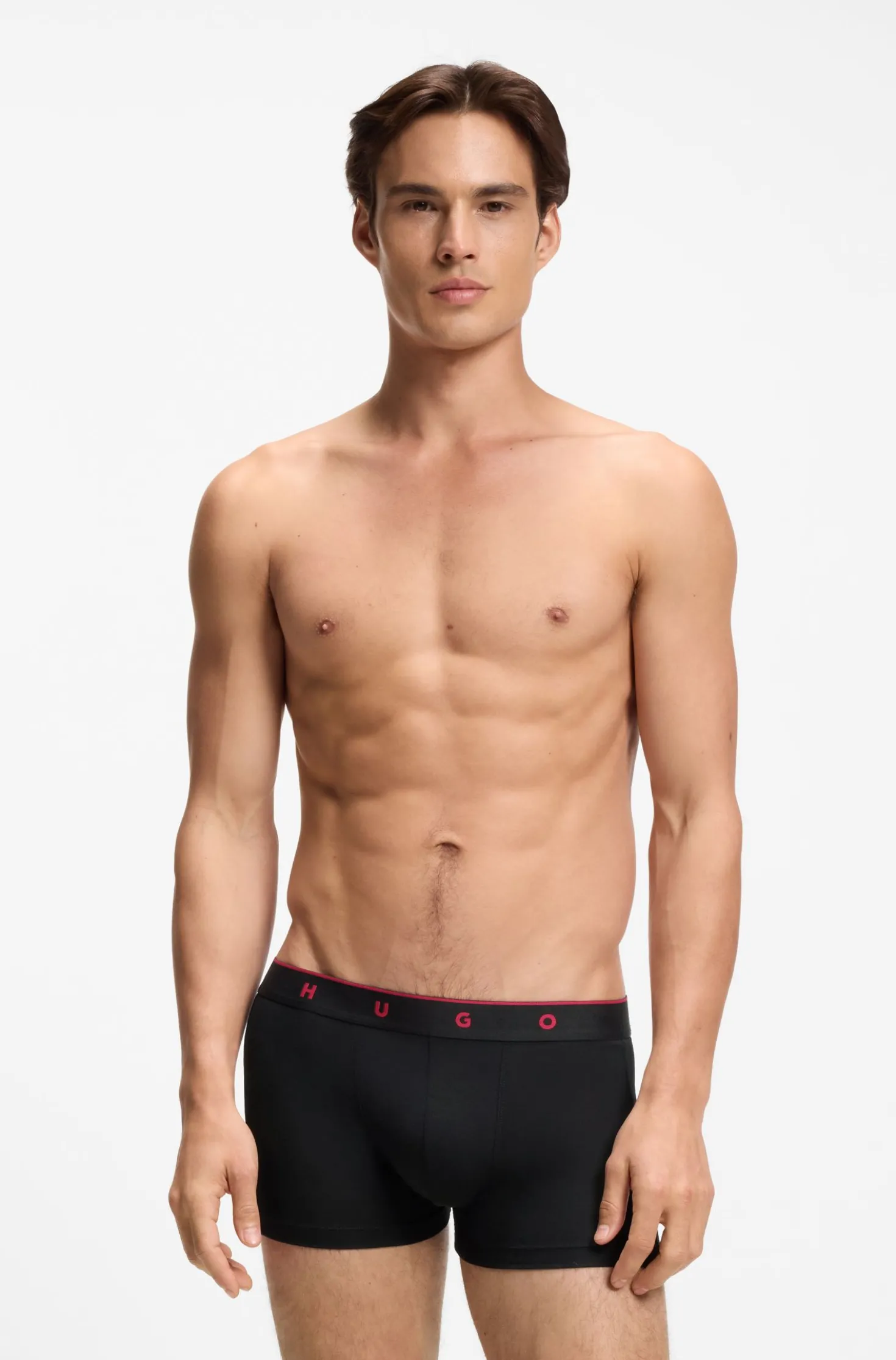 Trunks aus Jacquard mit außenliegendem Bund