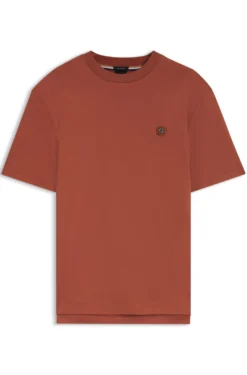 T-Shirt aus Baumwolle mit Double-B-Monogramm-Badge