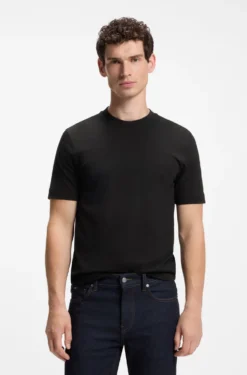T-Shirt aus Baumwoll-Jersey mit Logo-Detail