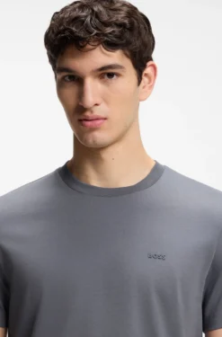 T-Shirt aus Baumwoll-Jersey mit Logo-Detail