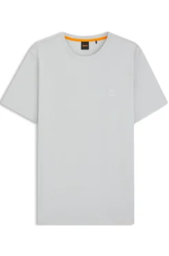 T-Shirt aus Baumwoll-Jersey mit Logo-Patch