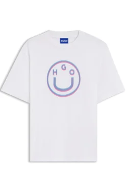 T-Shirt aus Baumwoll-Jersey mit Logo-Grafik
