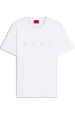 T-Shirt aus Baumwoll-Jersey mit Logo-Detail