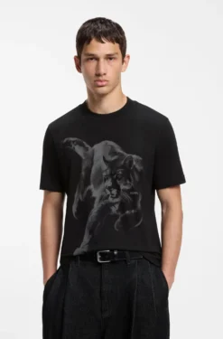 T-Shirt aus Baumwoll-Jersey mit Grafik-Print