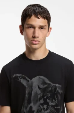 T-Shirt aus Baumwoll-Jersey mit Grafik-Print