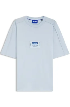 T-Shirt aus Baumwoll-Jersey mit Workwear-Logo-Label