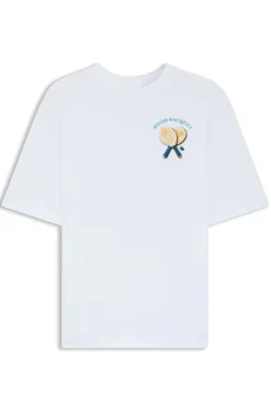 T-Shirt aus Baumwoll-Jersey mit rückseitigem Artwork-Print
