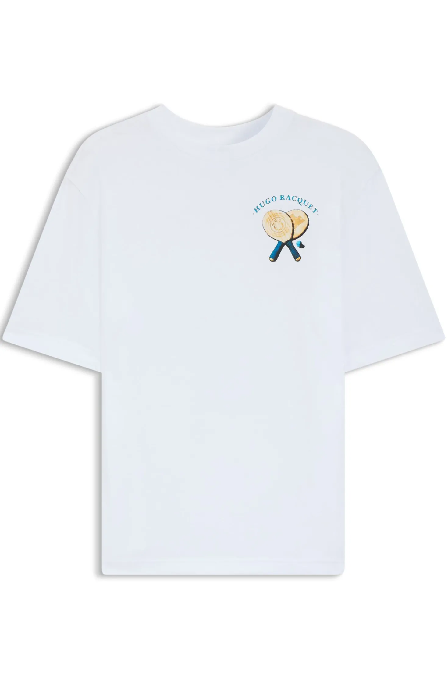 T-Shirt aus Baumwoll-Jersey mit rückseitigem Artwork-Print