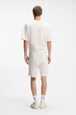 T-Shirt aus Baumwoll-Jersey mit Logo-Fähnchen