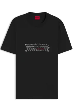 T-Shirt aus Baumwoll-Jersey mit Artwork-Print