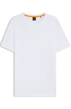 T-Shirt aus Baumwoll-Jersey mit Logo-Patch