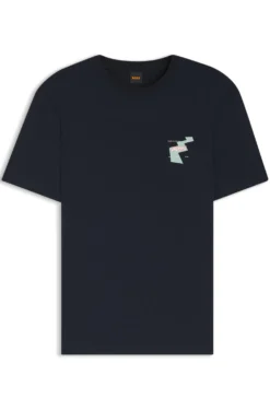 T-Shirt aus Baumwoll-Jersey mit Artwork-Print