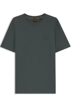 T-Shirt aus Baumwoll-Jersey mit Logo-Patch