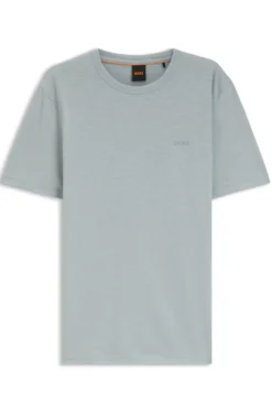 T-Shirt aus Baumwoll-Jersey mit Logo-Detail