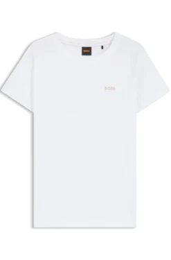 T-Shirt aus Baumwoll-Jersey mit Logo-Detail
