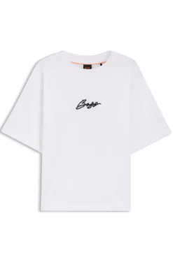 T-Shirt aus Baumwoll-Jersey mit Artwork-Print