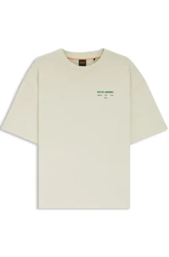 T-Shirt aus Baumwoll-Jersey mit Artwork-Print