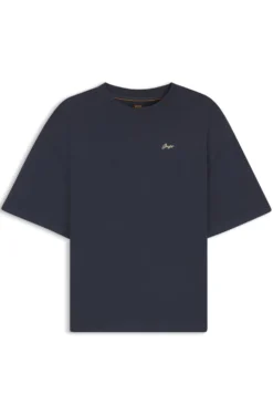 T-Shirt aus Baumwoll-Jersey mit Slogan-Artwork