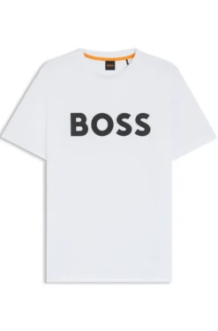 T-Shirt aus Baumwoll-Jersey mit großem Logo-Print