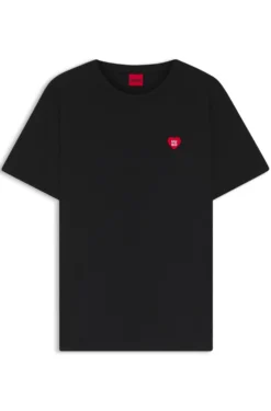 T-Shirt aus Baumwoll-Jersey mit Herz-Logo