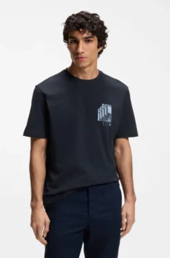 T-Shirt aus Baumwoll-Jersey mit Grafik-Print