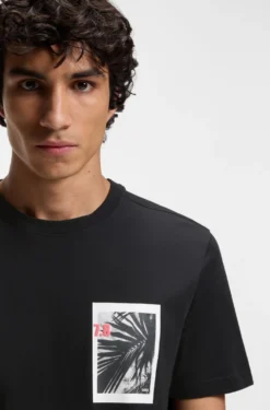 T-Shirt aus Baumwoll-Jersey mit Grafik-Print