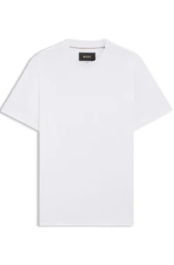 T-Shirt aus merzerisierter Supima-Baumwolle mit Rundhalsausschnitt