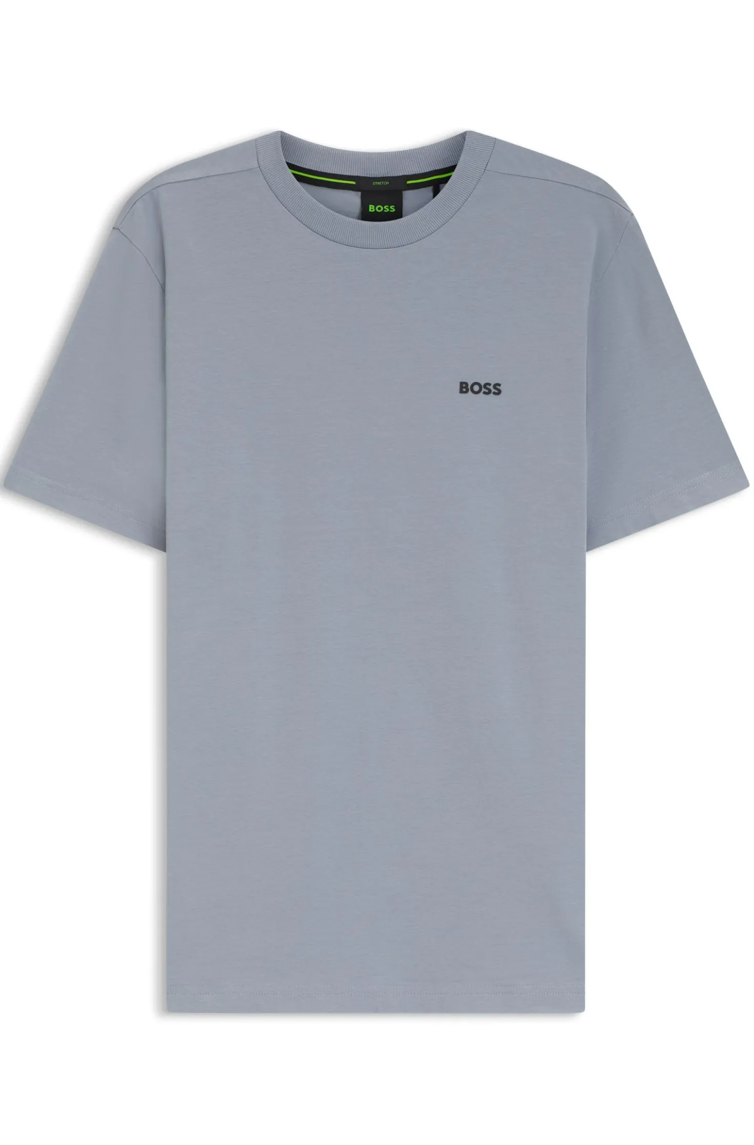 T-Shirt aus Stretch-Baumwolle mit Logo-Detail