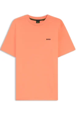 T-Shirt aus Stretch-Baumwolle mit Logo-Detail