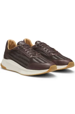 TTNM EVO Sneakers mit gewebtem Obermaterial und Velourslederdetails