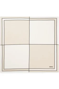 Tuch aus Seide mit Double-B-Monogramm-Print