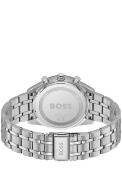Uhr mit grünem Zifferblatt und zweifarbigem Armband