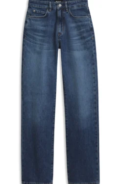 Verkürzte Slim-Fit Jeans aus Stretch-Denim