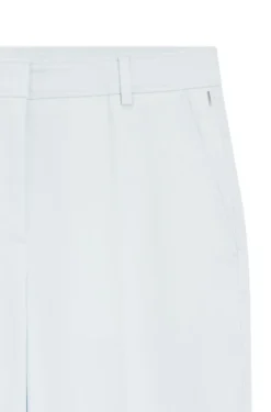 Verkürzte Tapered-Fit Hose aus elastischer Baumwolle