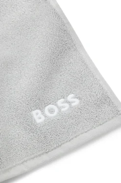 Waschlappen aus Baumwolle mit Kontrast-Logo-Stickerei
